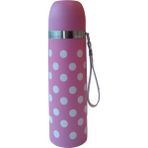 Renklime Sema Baby Puantiyeli Bebek Termosu 500 ml - Pembe