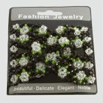Renklime Sihirli Topuz Tokası - 10 cm - Yeşil