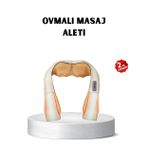 Renklime uygun Ergonomik Ovmalı Masaj Aleti – Isıtmalı, Yoğurmalı, Boyun ve Bel Rahatlatıcı Masaj Ma