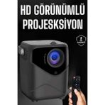 Renklime Yüksek Hd Görünümlü Taşınabilir Projeksiyon Cihazı