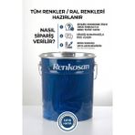Renkosan Sentetik Yağlı Boya 15 kg - Istenilen Tüm Renkler/ral Renkleri (Sipariş Öncesi Renk Teyidi Alınız) - Renk - Miktar - Renkli