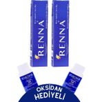 Renna 60 ml 0-4 Mavi 2'li Set Tüp Saç Boyası + Oksidan