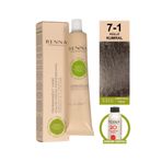 Renna AMONYAKSIZ Bitkisel Yıpranmış Saçlar İçin Saç Boyası 7-1 KÜLLÜ KUMRAL 60ml