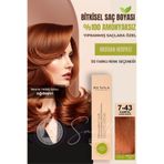 Renna AMONYAKSIZ Bitkisel Yıpranmış Saçlar İçin Saç Boyası 7-43 Kumral Dore Bakır 60ml