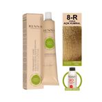 Renna AMONYAKSIZ Bitkisel Yıpranmış Saçlar İçin Saç Boyası 8-R YOĞUN AÇIK KUMRAL 60ml
