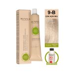 Renna AMONYAKSIZ Bitkisel Yıpranmış Saçlar İçin Saç Boyası 9-B ÇOK AÇIK BEJ 60ml
