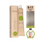 Renna Bitkisel Saç Boyası 9-11 Yoğun Küllü Sarı 60 Ml - Oksidan Hediyeli (%100 Amonyaksız)
