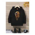RENNA KİDS Erkek Çocuk Aslan Baskılı Kapüşonlu Sweatshirt