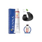 Renna Siyah Saç Boyası 60ml (OKSİDAN HEDİYELİ)