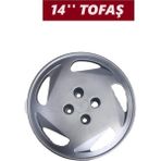 Rensa Jant Kapak 14'' Inç Takım (4 Adet) Tofaş - 0315 Gri - 14 inç