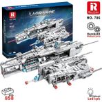Reobrix 786 Ağır Saldırı Uçağı (Lagrange B192 New Earth Heavyattack Aircraft) Yaratıcı Yapı Blok Seti Building Blocks - 858 Parça