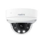 Reolink P437 4K Smart Detection dış mekan güvenlik kamerası, beyaz, duvar korumalı, renkli gece görüşü, optik 5 x zoom