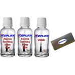 Replax Chery Omoda 5 Tiggo 7 Tiggo 8 Sedefli Beyaz 2 Kat Rötuş Boyası+Vernik+Rötüş Çeliği
