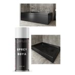 Replax Duşakabin Jakuzi Küvet Siyah Sprey Boya Suya Dayanıklı 400 Ml