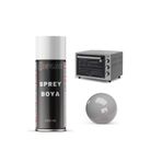 REPLAX Gri Fırın Isıya Dayanıklı 500° Sprey Boyası 400 Ml.