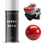 Replax Kırmızı Motor Blok Silindir Isıya Dayanıklı 250° Sprey Boyası 400 Ml