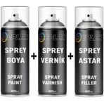 Replax Opel Corsa 547 Mağma Kırmızı Sprey Rötuş Boyası Astar ve Vernik