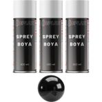 Replax Ral 9005 Parlak Siyah 3x400 ml Sprey Boya
