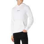 Replay 001 Kapüşonlu Beyaz Erkek Sweatshirt
