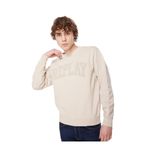 Replay Erkek Bisiklet Yaka Sweatshirt, Bej, M Beden