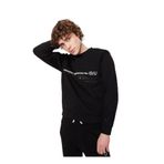 Replay Erkek Bisiklet Yaka Sweatshirt, Siyah, M Beden