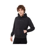 Replay Erkek Kapüşon Yaka Sweatshirt, Siyah, XL