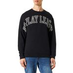 Replay Erkek Sweatshirt%100 Pamuk, 098 Black, XL