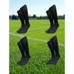 Repost Futbol Çorabı 4 Lü Çocukve Yetişkin - 28 / 33 - Siyah - Beyaz
