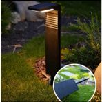 Repplam 10W Solar LED Bahçe Armatür Kazıklı Günışığı Güneş Enerjili Çim Armatürü Bahçe Yer Aydınlatma