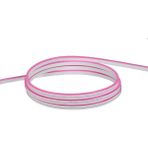 Repplam 12V Neon Şerit Led Pembe Silikonlu Su Geçirmez 12 Volt Neon Led Işık - 2 m