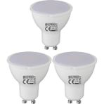 Repplam 3'lü Paket 6W - 62W Dim Edilebilir GU10 LED Ampul Beyaz Işık 390 Lümen Dimli LED Ampul Çanak Spot Ampul