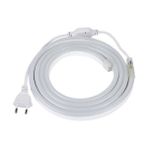 Repplam Beyaz Işık Neon LED 220 Volt Tak Çalıştır 220V Neon Hortum LED 120 Ledli Yüksek Işık Su Geçirmez Dış Mekan Uyumlu - 7 m