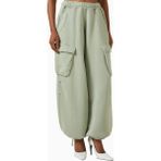 Represent Initial Cargo Sweatpants, Pamuklu Fleece ve Çok Cepli Lüks Rahatlık - Yeşil