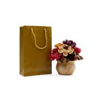 repro design Gold Premium Karton Çanta 17 x 27 x 7 cm 1 Adet Hediye Poşeti