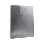 repro design Gümüş Premium Karton Çanta 35 x 45 x 9 cm 2 Adet Hediye Poşeti