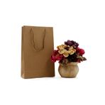 repro design Kraft Premium Karton Çanta 17 X 27 X 7 Cm 1 Adet Hediye Poşeti