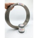 RESCAL 1300 Derece Seramik Fırın Rezistans Teli - 5.0 mm - Aperam Resistohm Y - 1 Metre - Gri