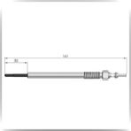 RESCAL ET161163 Mazda Isıtma Bujisi