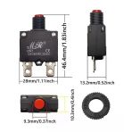 Resetli Termik Sigorta 4 Amper 125/250v Ac 32v Dc Ic-271s Mr-1