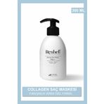 Reshell Kuru Yıpranmış Boyalı Saçlar için Onarıcı ve Besleyici 300 ml Argan Yağlı Kolajen Saç Bakım Maskesi