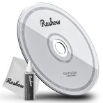 Reshow Lazer Lens Disk Temizleyici CD ve DVD Oynatıcı için Optikleri Çizmeyen Kit - Mikrofiber Bez, Temizleme Diski ve Temizleme Solüsyonu Dahil (1 Şişe Temizleme Sıvısı)