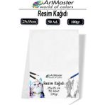 Resim Kağıdı 25X35 50 Li Paket 100 Gr 1 Paket 25*35 Resim Kartonu Kuru Boya Pastel Boya Guaj Boya Sulu Boya Resim Sanatı