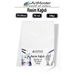 Resim Kağıdı 35X50 50 Li Paket 100 Gr 1 Paket 35*50 Resim Kartonu Kuru Boya Pastel Boya Guaj Boya Sulu Boya Resim Sanatı