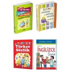 Resimli Sozluk Seti 4 Kitap (Turkce - Ingilizce - Deyimler Ve Atasozleri - Es Anlamli Zit Anlamli Resimli Sozluk)