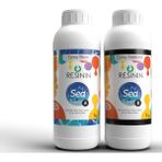 Resinin Sea A+B Deniz Dalgası Efekti Için Şeffaf Epoksi Reçine 2 kg - 2 lt