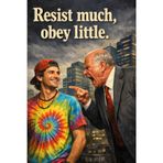 Resist much, obey little. 120-Page Lined Notebook for Journaling, Writing, Planning, and Creativity.: A Bold Notebook for Free Thinkers, Creatives, and Independent Minds
