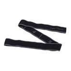 Resistance Band, 4 Colors 8 Loops Yoga Resistance Band Latin Dance Elastic Stretching Belt Fitness Exercise Pulling Strap(Gray)