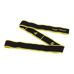 Resistance Band, 4 Colors 8 Loops Yoga Resistance Band Latin Dance Elastic Stretching Belt Fitness Exercise Pulling Strap(Yellow)