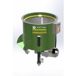Resmak PM140A Yeşil Ceviz Soyma Makinesi, 140 Litre Hazne, 70 kg Kapasite, Devir Ayarlı, Paslanmaz Çelik Rende