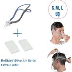 Resmed Airfit P10 Cpap Burun Yastık Maskesi+Resmed S9 ve Air Serisi Filtre 2’li Paket - yok
